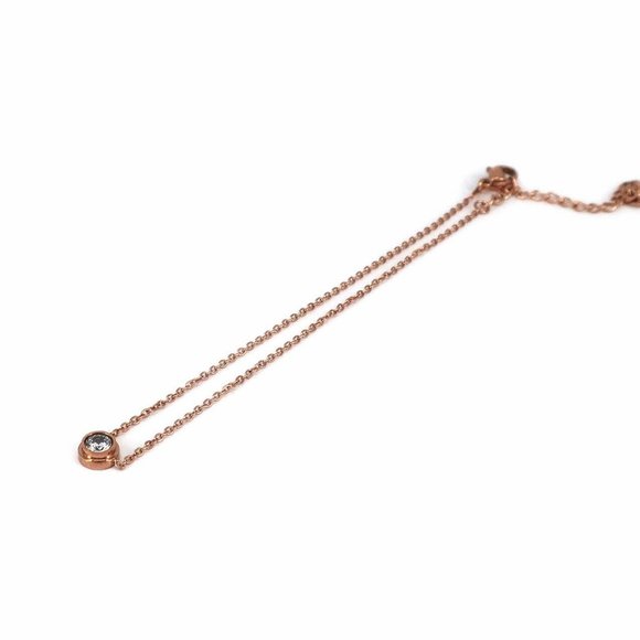 Amazon.com: Gold Anklets for Women 14K Real Gold, Flower  Ladies Pink Gold Anklet Bracelet 8\